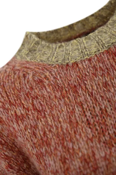 Weekend Max Mara Melange Red Acrylic Blend Dionigi Sweater In Burgundy