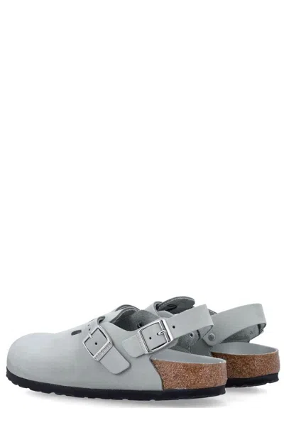 Birkenstock Tokyo Slipper With Cork Sole And Open Back