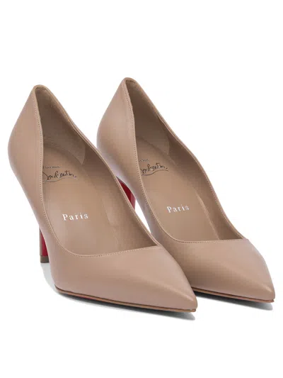 Christian Louboutin Miss Z 80 Nappa/lining Heeled Shoes Beige