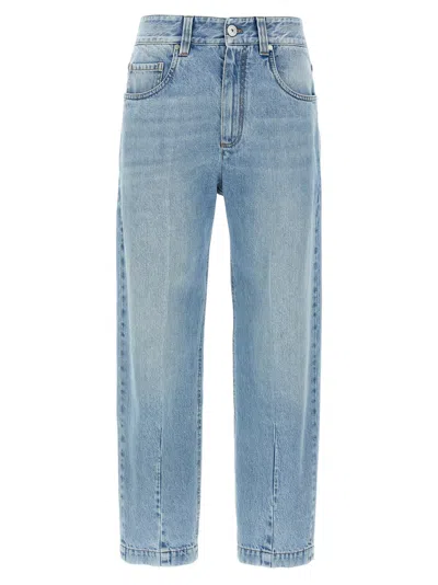 Brunello Cucinelli Light Blue Monile Jeans In Blue