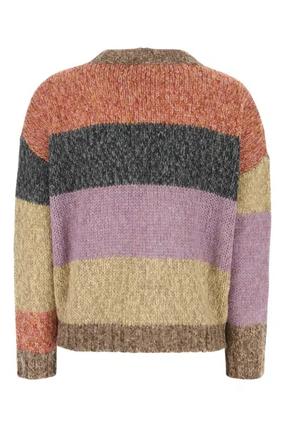 Weekend Max Mara Multicolor Acrylic Blend Camera Cardigan