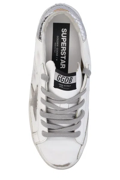 Golden Goose Deluxe Brand Women Leather Sneakers With Back Laminated Patch In Multi