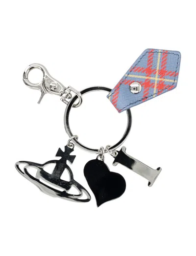Vivienne Westwood Multicolor Metal Keyring