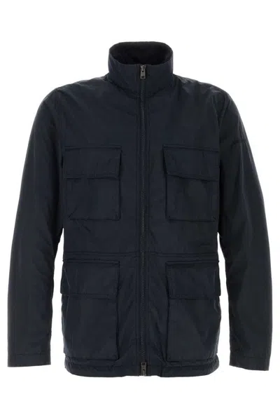 Woolrich Navy Blue Polyester Urban Field Jacket