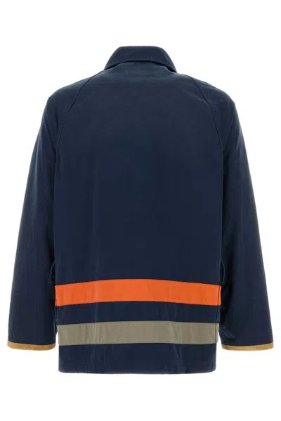 Fay Block Design Twill Jacket With Front Pockets