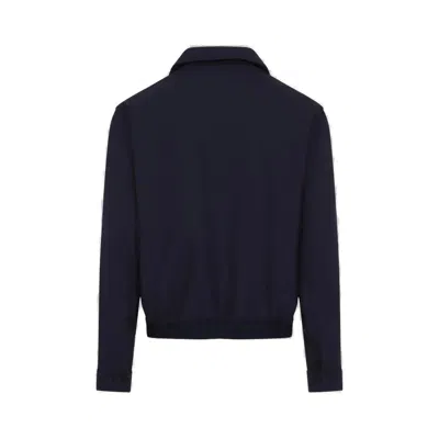 Casablanca Navy Wool Sports Tailoring Jacket