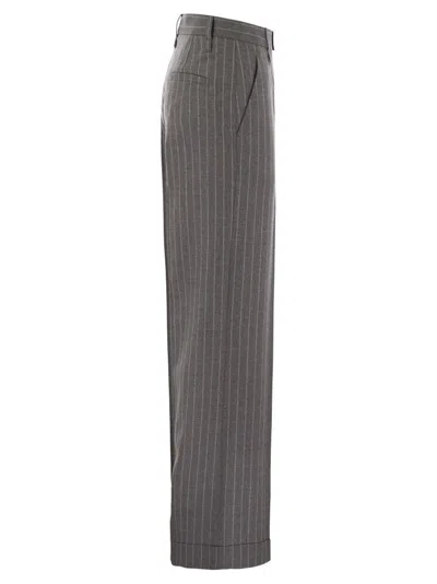 Brunello Cucinelli Pants  In Gray