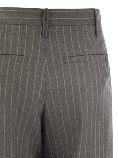 Brunello Cucinelli Pants  In Gray