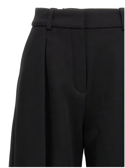 Jacquemus Camargue Wide-leg Tailored Trousers In Black