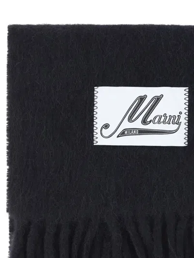 Marni Pink Alpaca Blend Scarf