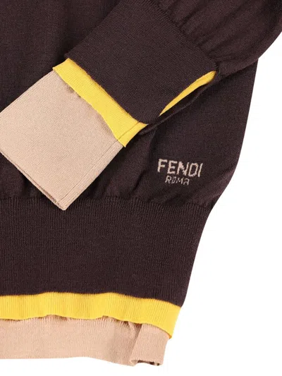Fendi Mini Wool Dress