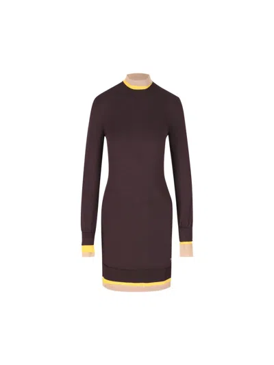 Fendi Mini Wool Dress