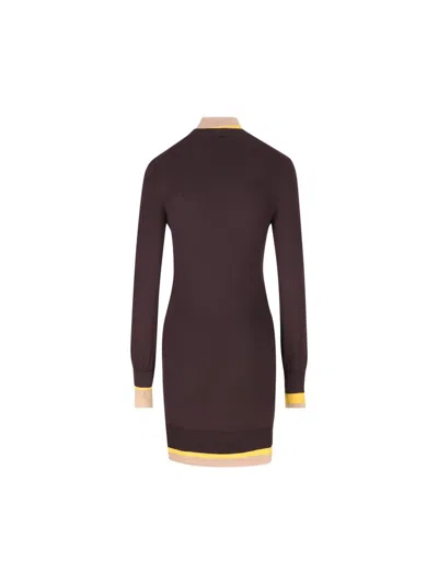 Fendi Mini Wool Dress