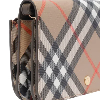 Burberry Printed Canvas Check Wallet