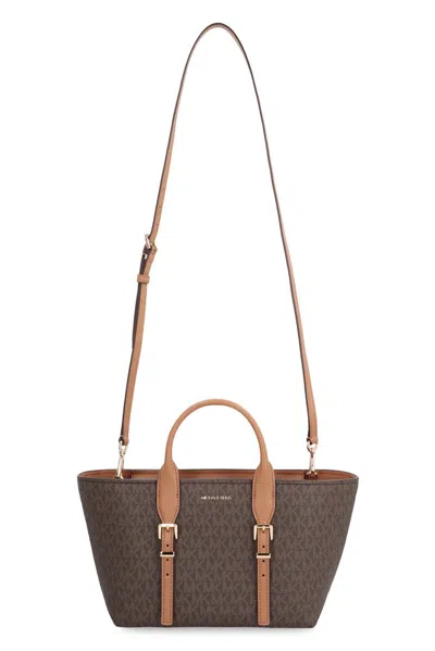 Michael Kors Printed Canvas Moore Shopping Bag