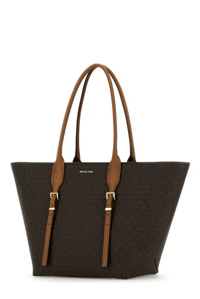 Michael Kors Printed Canvas Moore Shopping Bag