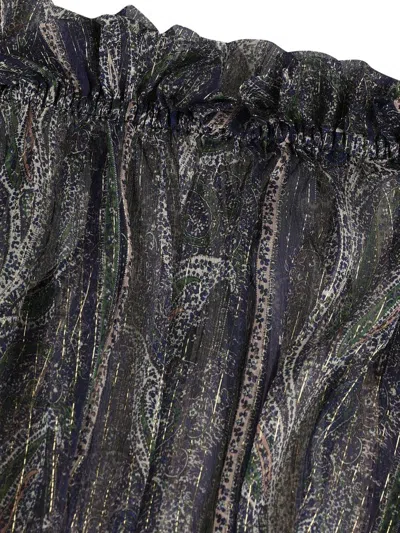 Saint Laurent Printed Crepe Blouse