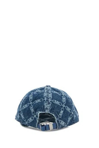 Michael Kors Printed Denim Baseball Cap
