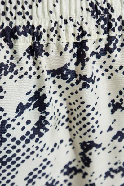 Tory Burch Printed Silk Shorts
