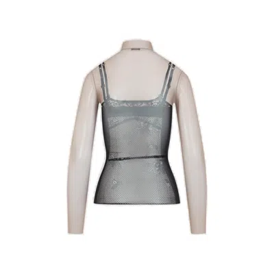 Balenciaga Trompe L Il Lingerie Top In Multi