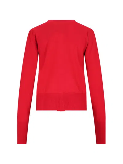 Vivienne Westwood Red Wool Bea Cardigan