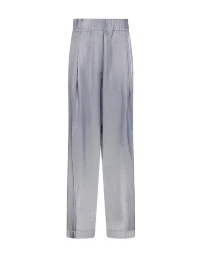 Dries Van Noten Salmon Cupro Blend Pila Wide-leg Pant