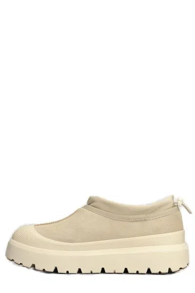 Ugg Black Suede And Rubber Tasman Weather Hybrid Slip-ons In Neutral