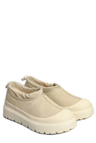 Ugg Black Suede And Rubber Tasman Weather Hybrid Slip-ons In Neutral