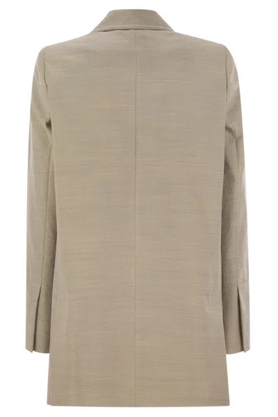 Max Mara Sand Wool Acacia Blazer