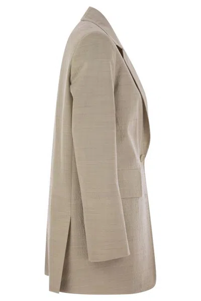 Max Mara Sand Wool Acacia Blazer