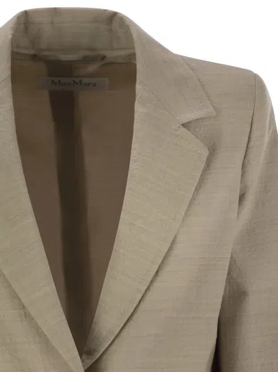 Max Mara Sand Wool Acacia Blazer
