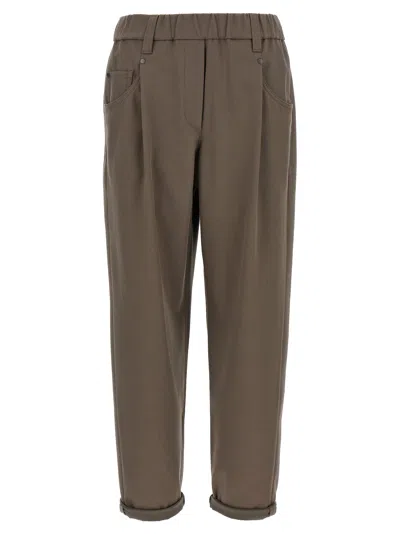 Brunello Cucinelli Women Fluid Linen Pull On
