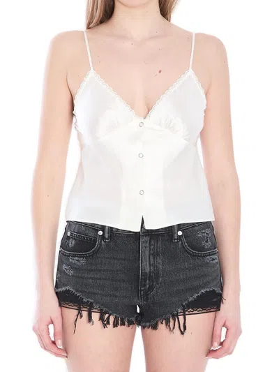 Alexander Wang Silk Charmeuse Camisole In White