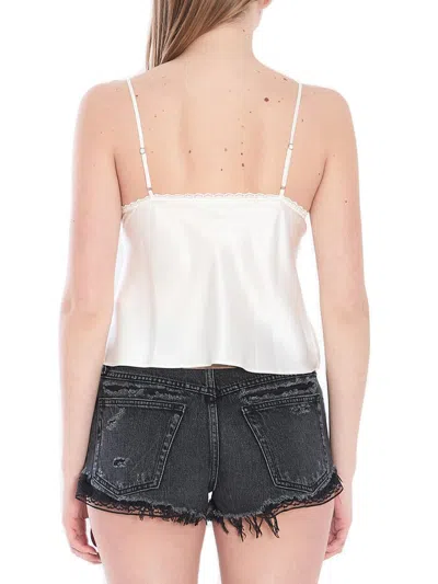Alexander Wang Silk Charmeuse Camisole In White