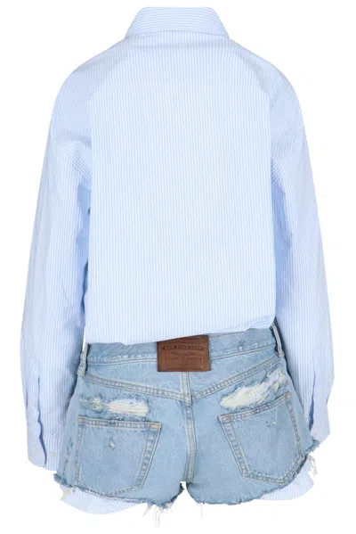 Alexander Wang Shorts  In Blue