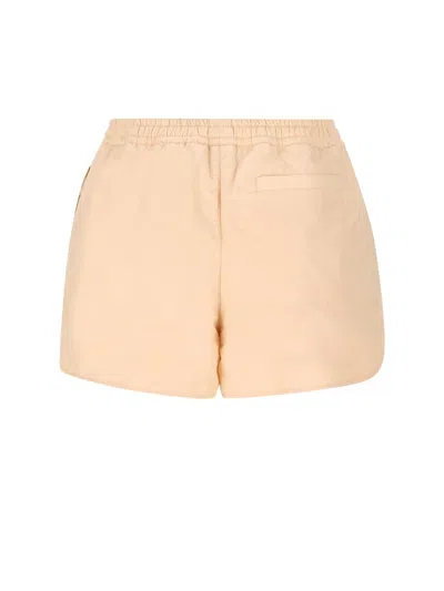 Burberry Skin Pink Nylon Blend Shorts In Pink
