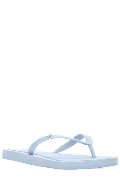 Tory Burch Slate Rubber Kira Thong Slippers