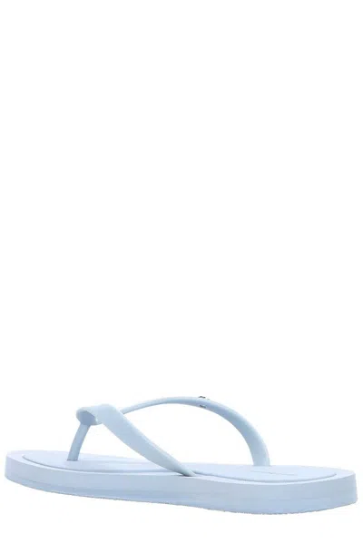 Tory Burch Slate Rubber Kira Thong Slippers