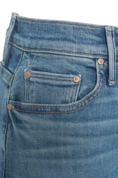 Mother The Undercover Flared Jeans In Blue