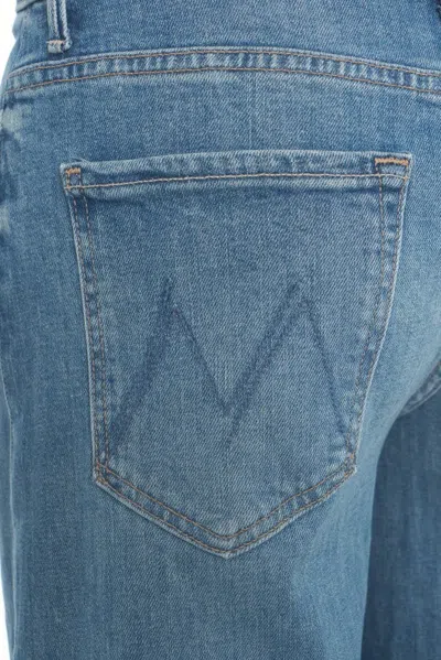 Mother The Undercover Flared Jeans In Blue