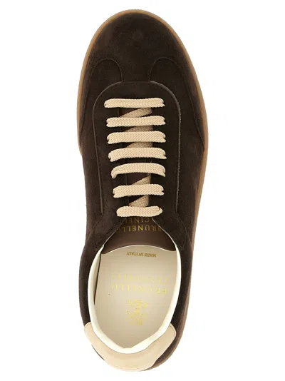 Brunello Cucinelli Men Suede Leather Sneakers