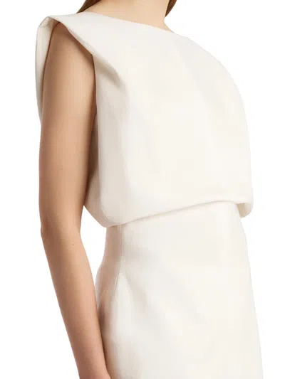 Khaite Toma Bonded Crepe Minidress