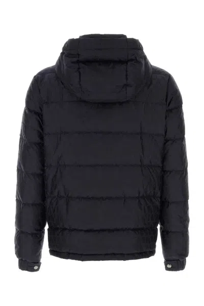 Valentino Toile Iconographe Padded Down Jacket In Black