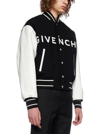 Givenchy Logo-embroidered Button-up Varsity Jacket