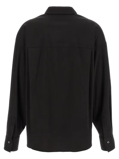 Brunello Cucinelli V-neck Shirt Monile Shirt And Blouse Black In Black