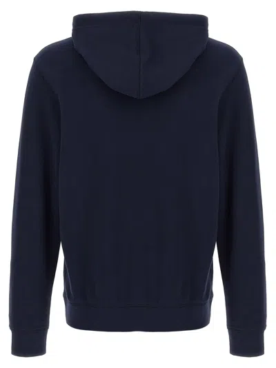 Hugo Boss Cotton-terry Hoodie With Logo Patch In Black