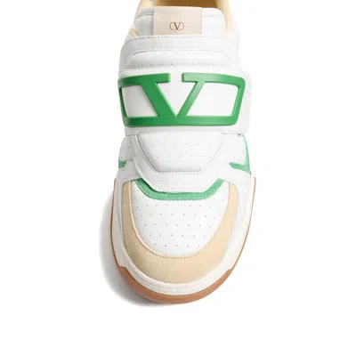 Valentino Garavani Vg Joie De Jouer Sneaker In Nappa Calfskin In White