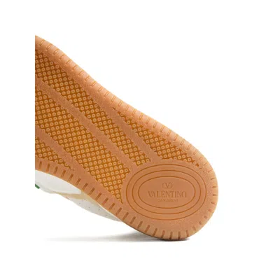 Valentino Garavani Vg Joie De Jouer Sneaker In Nappa Calfskin In White