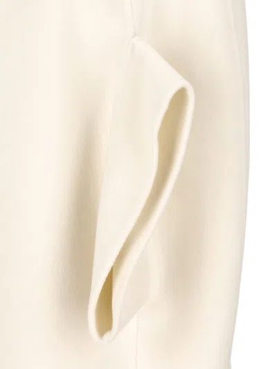 Max Mara Cashmere Coat With Long Sleeves And Structured Silhouette