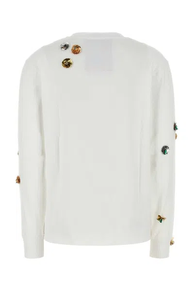 Coperni Cotton Mickey T-shirt With Embellishments And Graphic Print